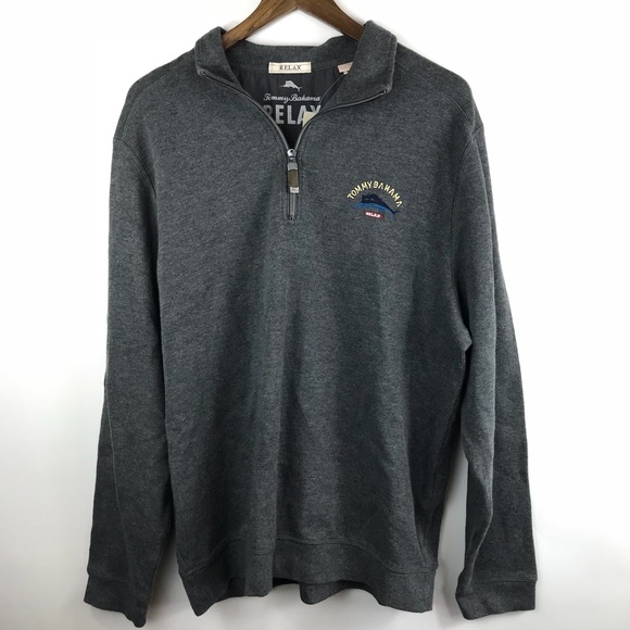 NWT Tommy Bahama Aruba Quarter Zip Pullover - Picture 3 of 7